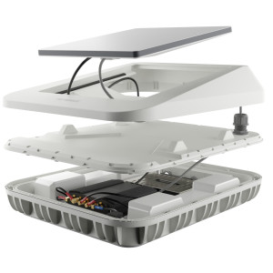 Peplink ANT-MAX-S Router/Starlink Enclosure with 4x4 MIMO Cellular, MIMO WiFi, and GPS, up to 7.4dB gain, IP67 rated